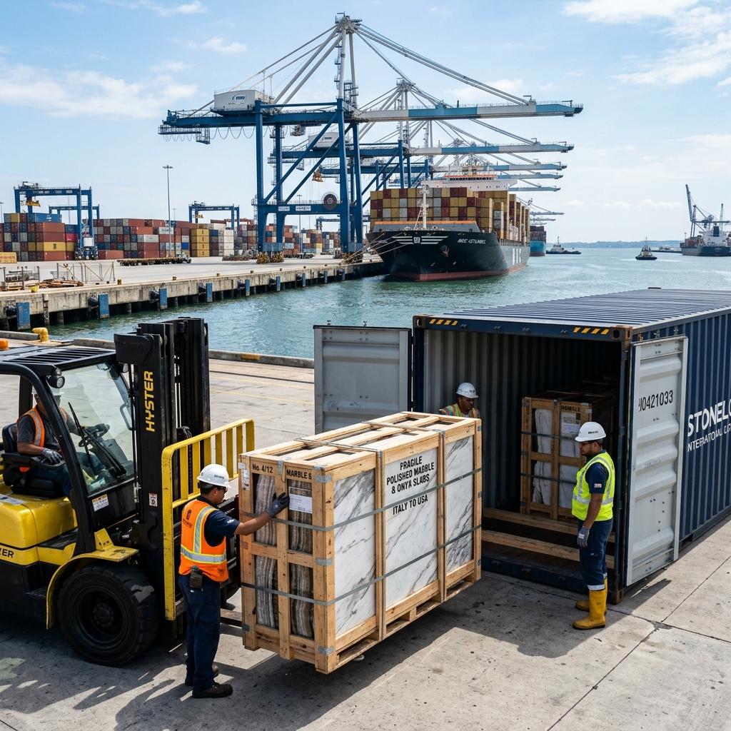 Container stuffing and cargo securing
