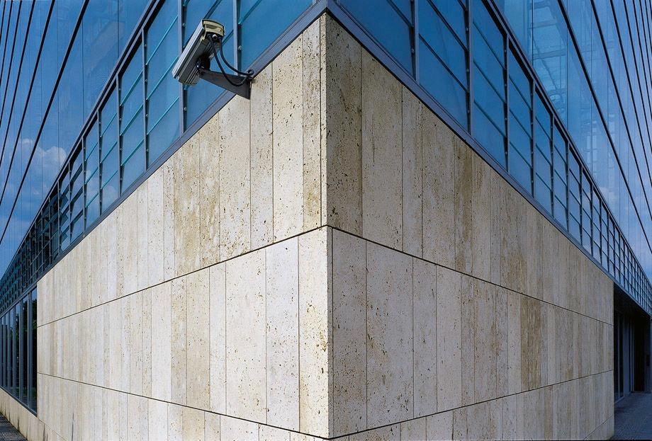 Commercial Office Travertine Facade