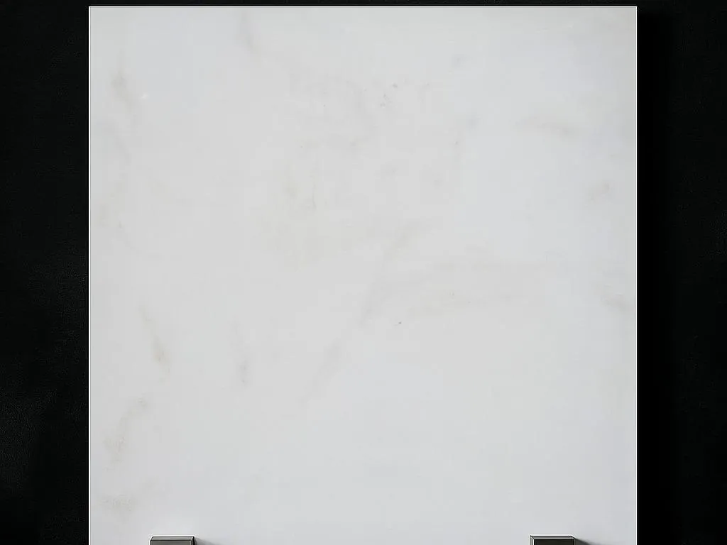 Pakistani white marble slab with pale grey veining